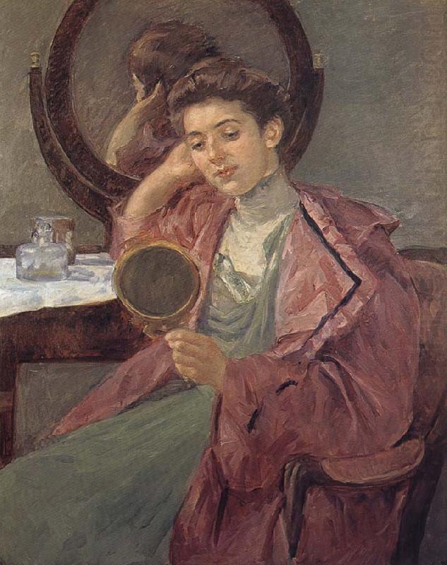Mary Cassatt Lady in front of the dressing table china oil painting image